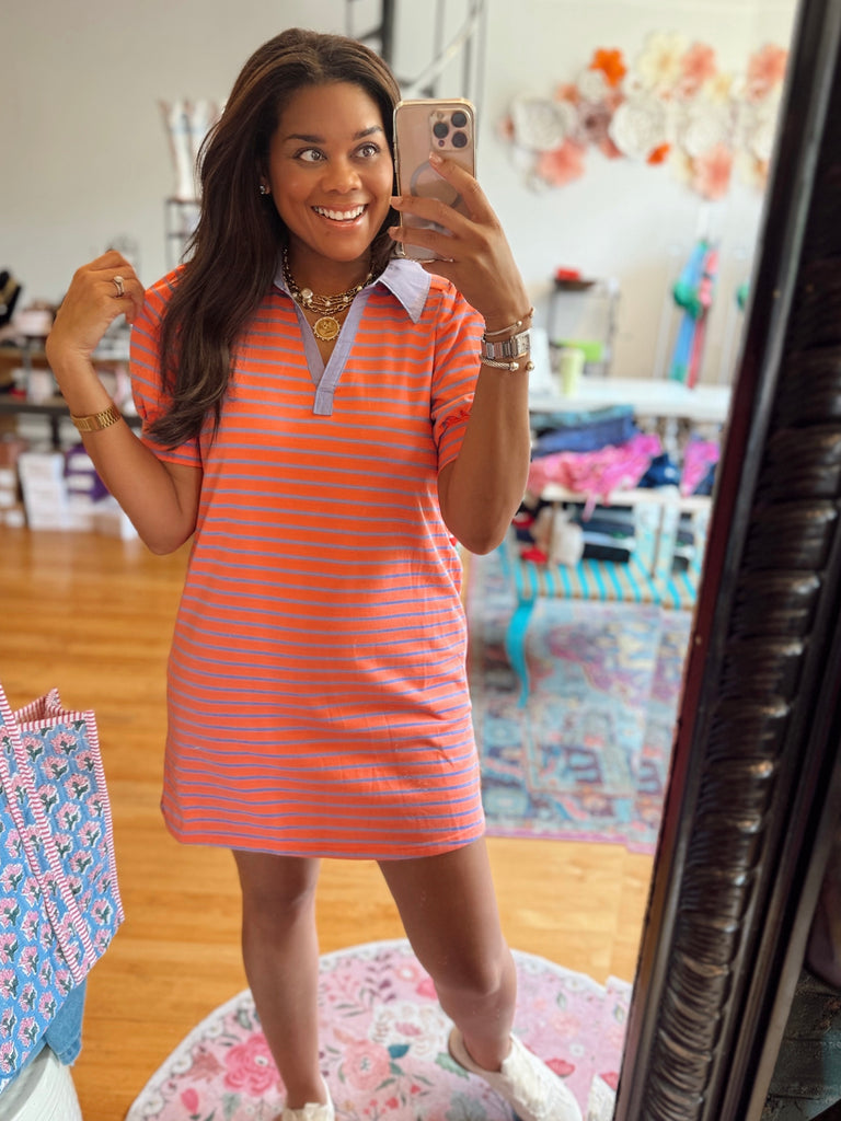 Fairway Striped Dress