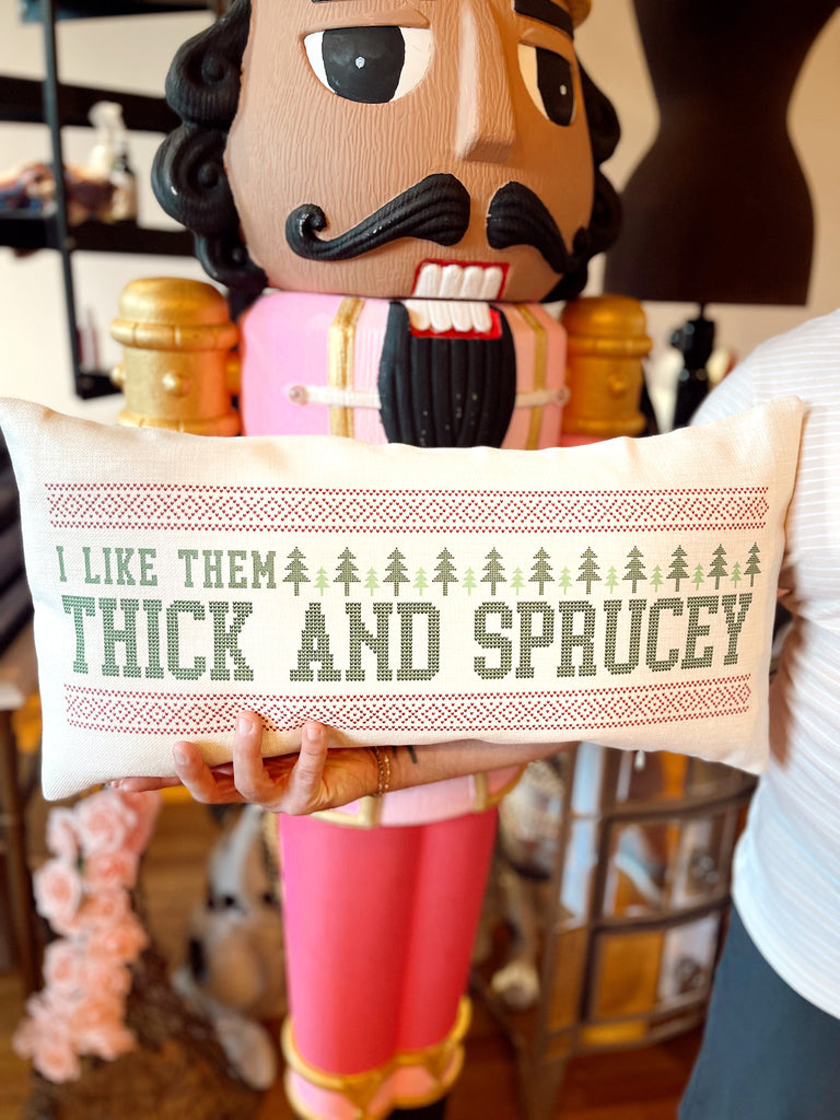 Thick and Sprucey Pillow