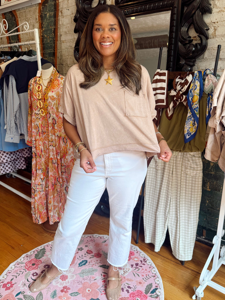 Weekend Warrior Tee - Taupe
