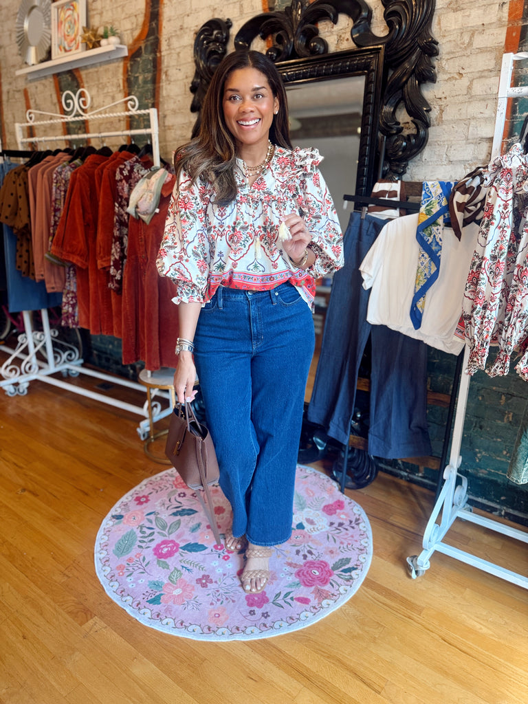 Bohemian Bloom Top