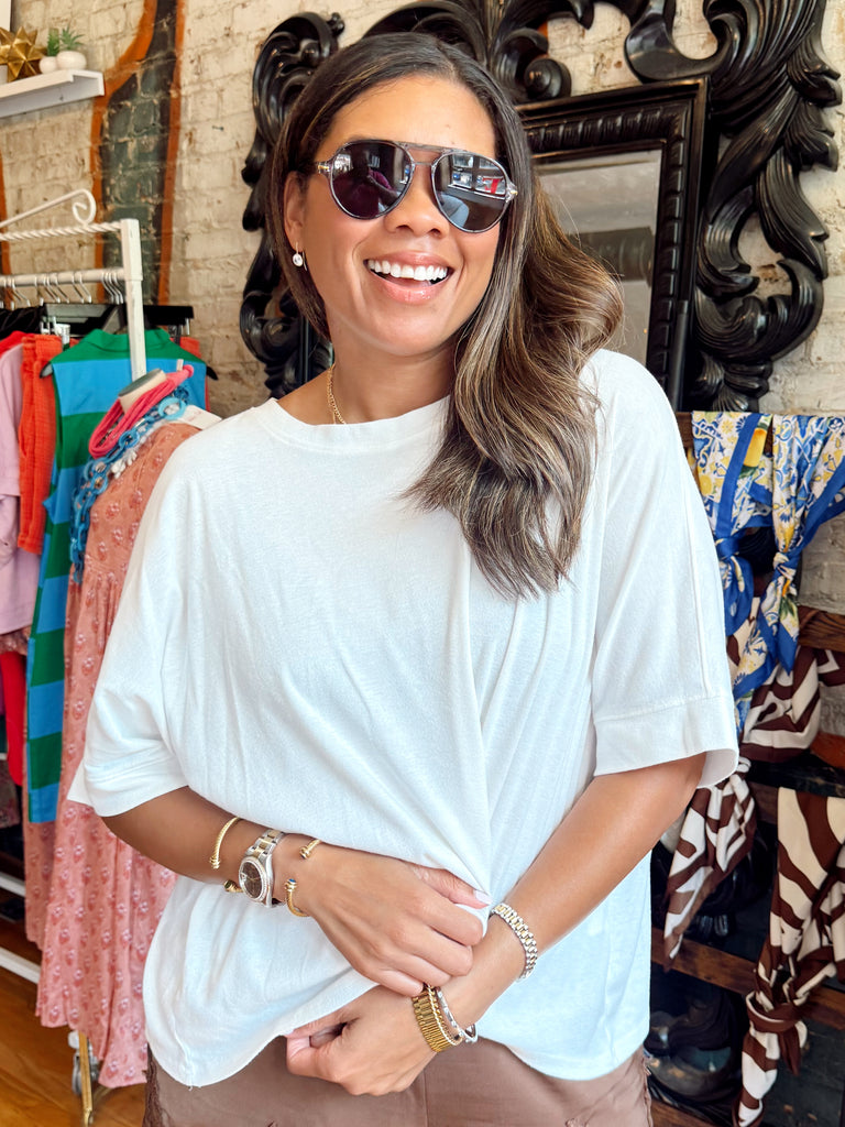 Grey Aviator Sunglasses