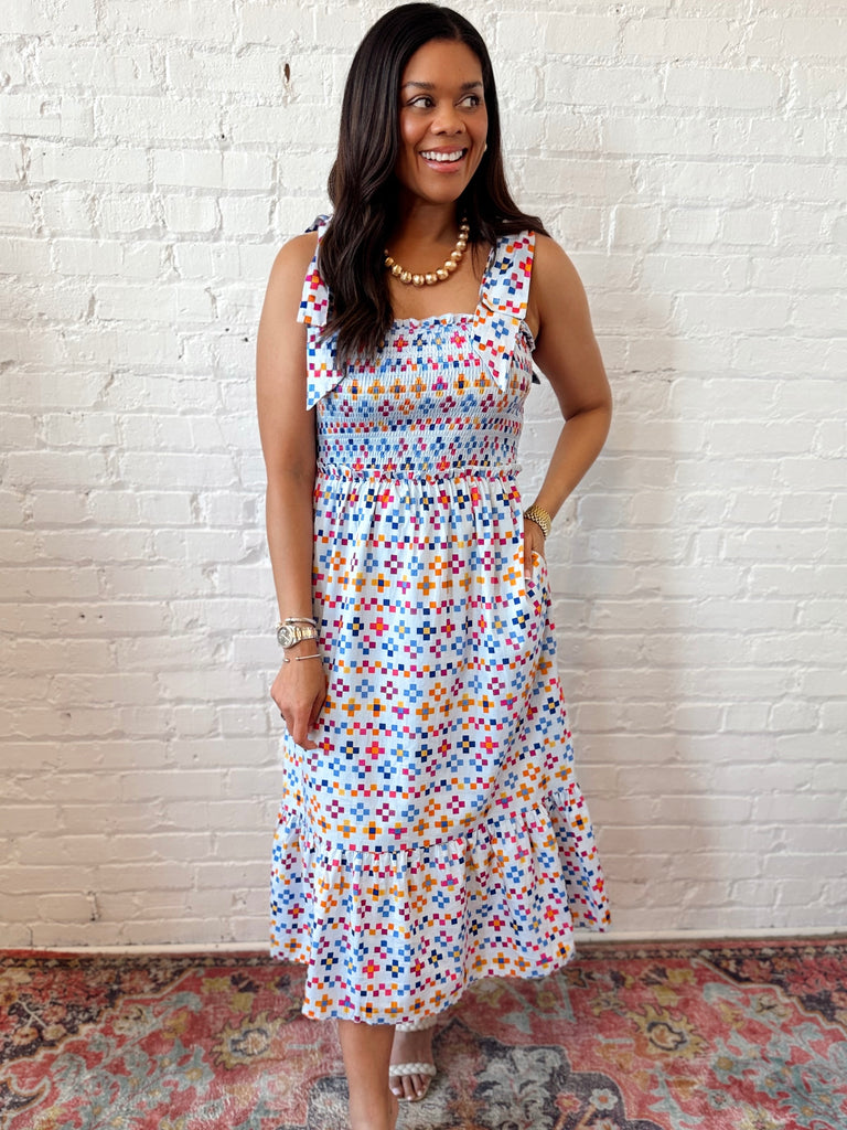 Garden Party Mosaic Dress