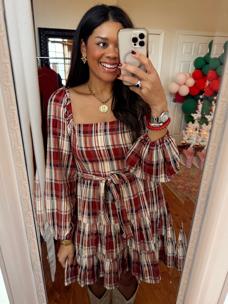 Winterberry Plaid Dress