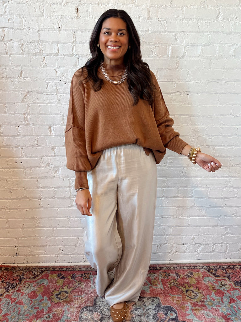 Everyday Luxe Sweater Camel