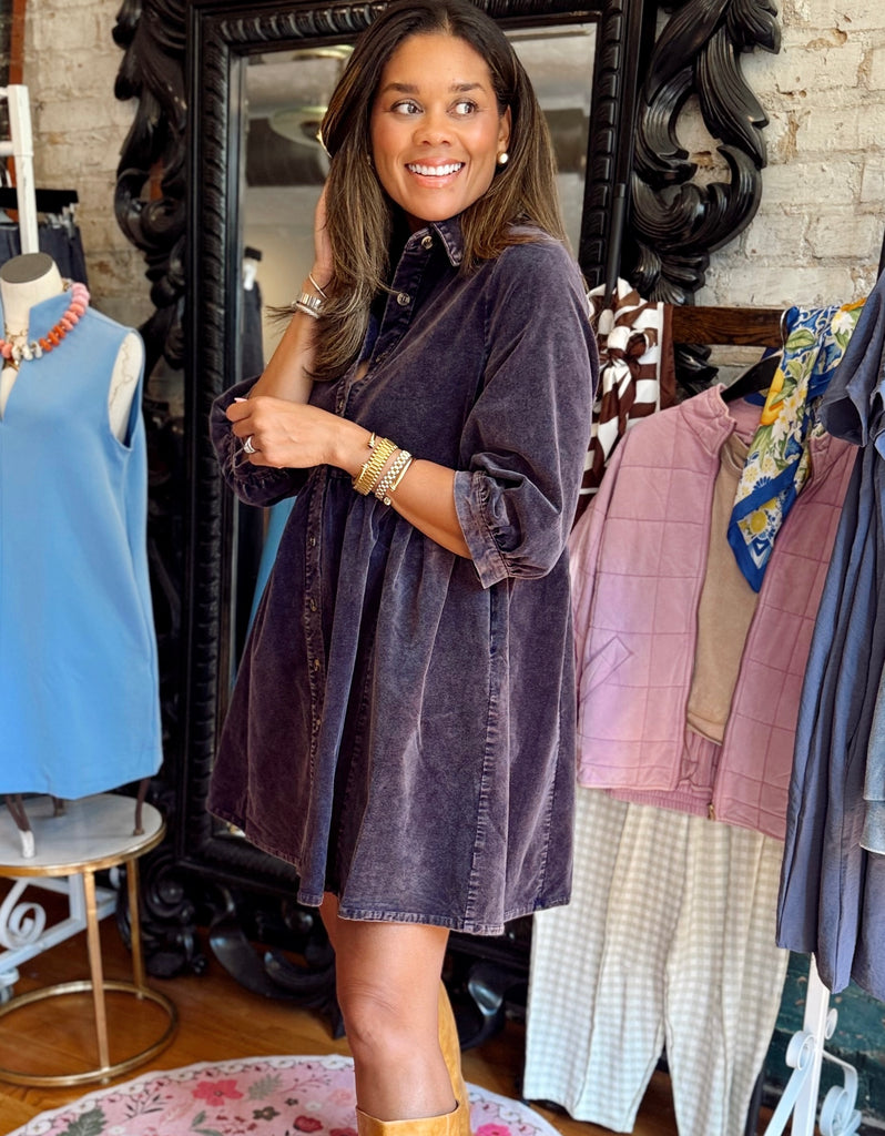 Maple Orchard Dress - Midnight