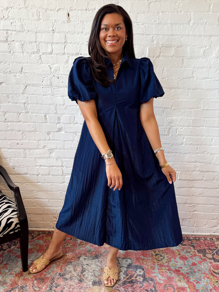 Merit Puff Sleeve Maxi Dress