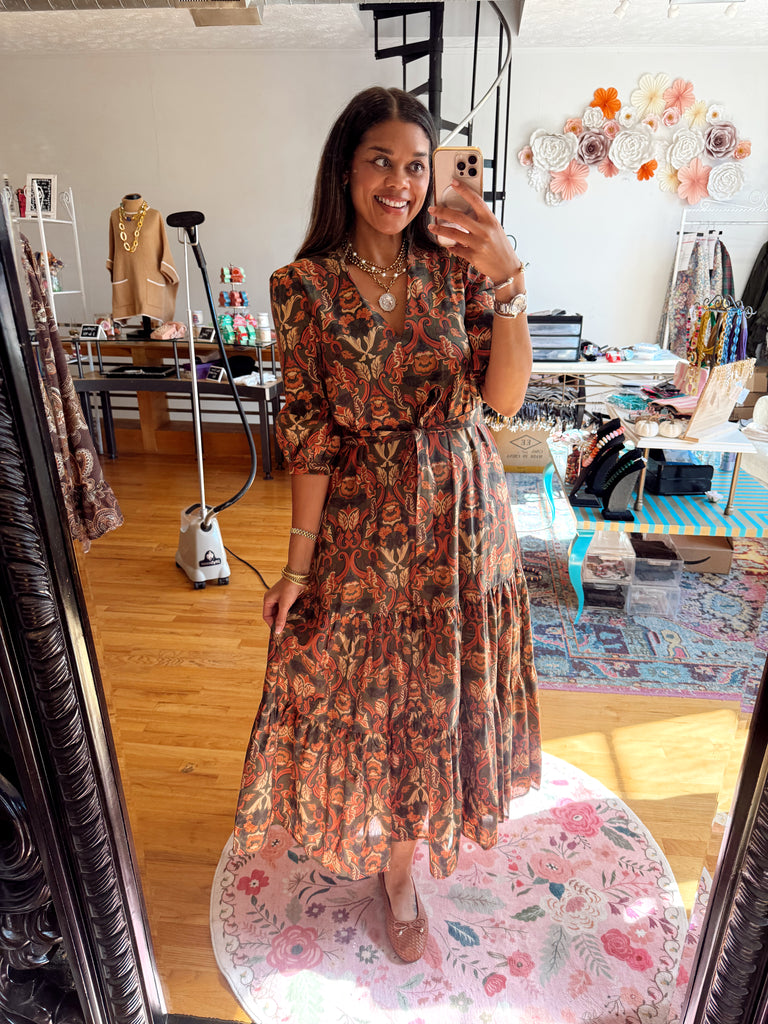 Autumn Affair Maxi Dress