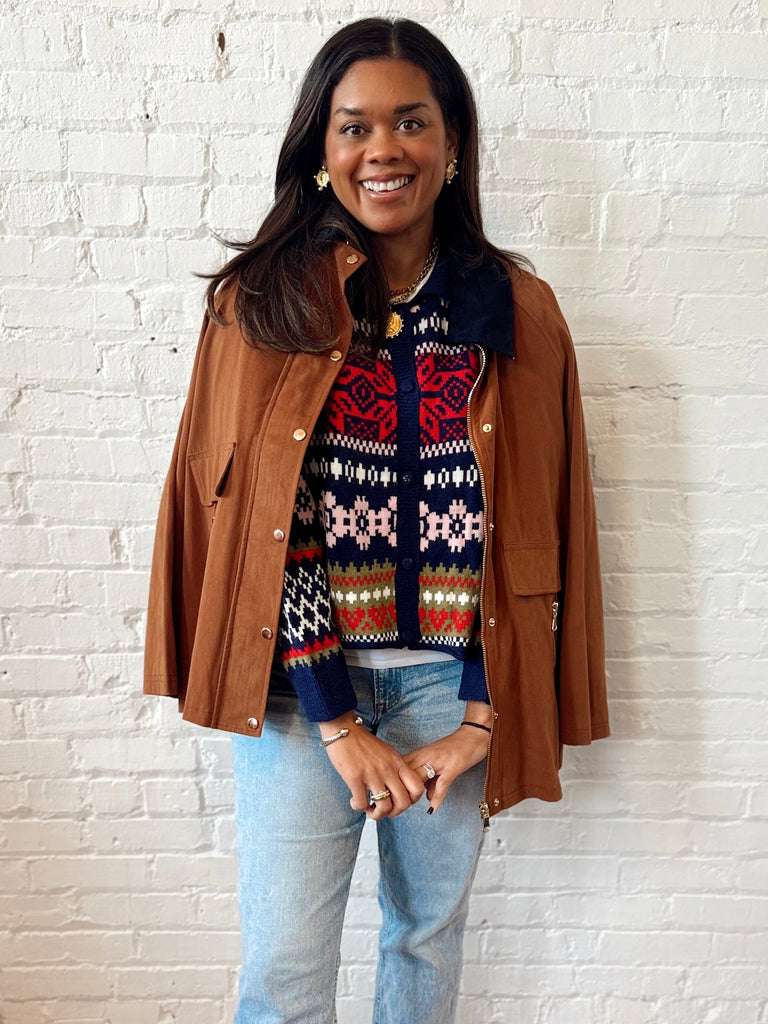 Olive Lane Barn Jacket Cognac