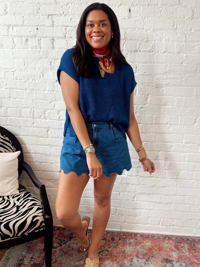 Salt Air Knit Blue
