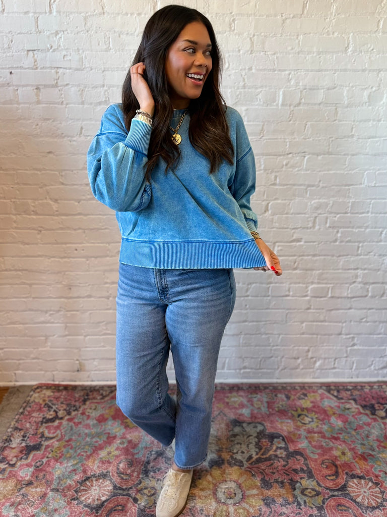 Lived In Sweatshirt Blue