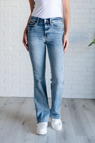 Katrina High Waist Distressed Denim Trousers