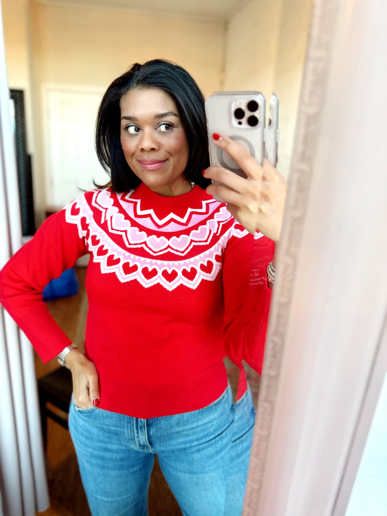 Alpine Heart Sweater