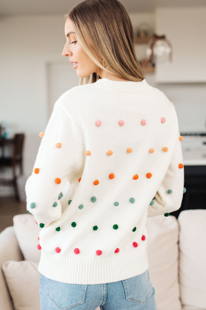 Rainbow Pebbles Detail Sweater