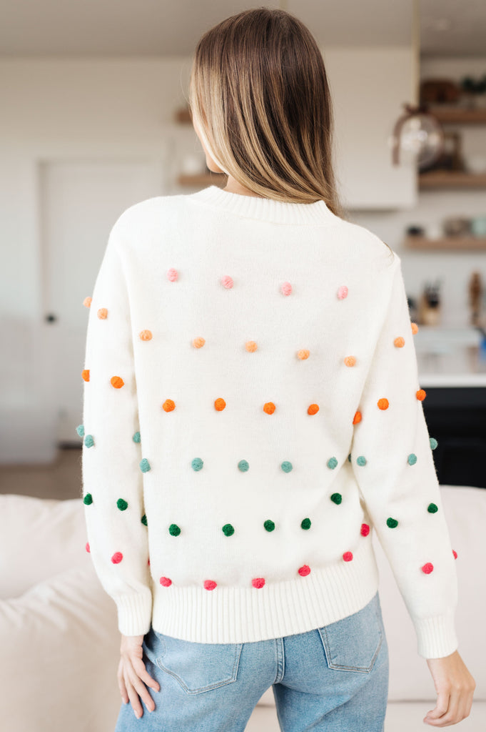 Rainbow Pebbles Detail Sweater