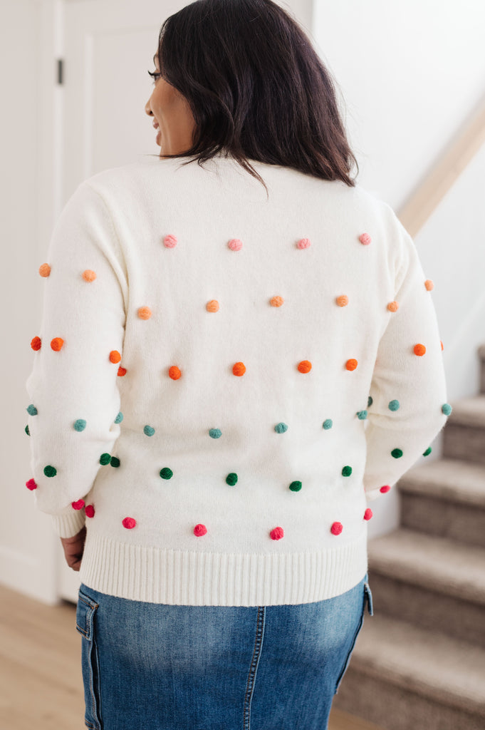Rainbow Pebbles Detail Sweater