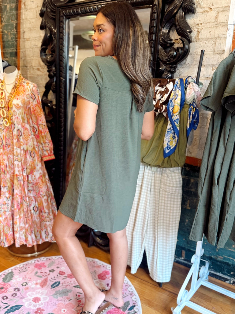 Easy Livin Dress Green