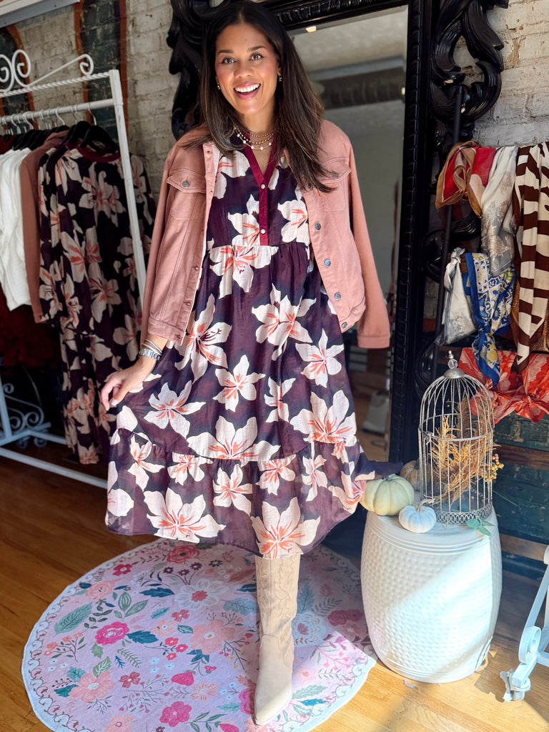 Plum Perfect Midi