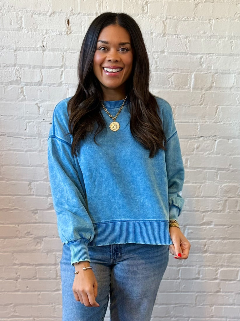 Lived In Sweatshirt Blue