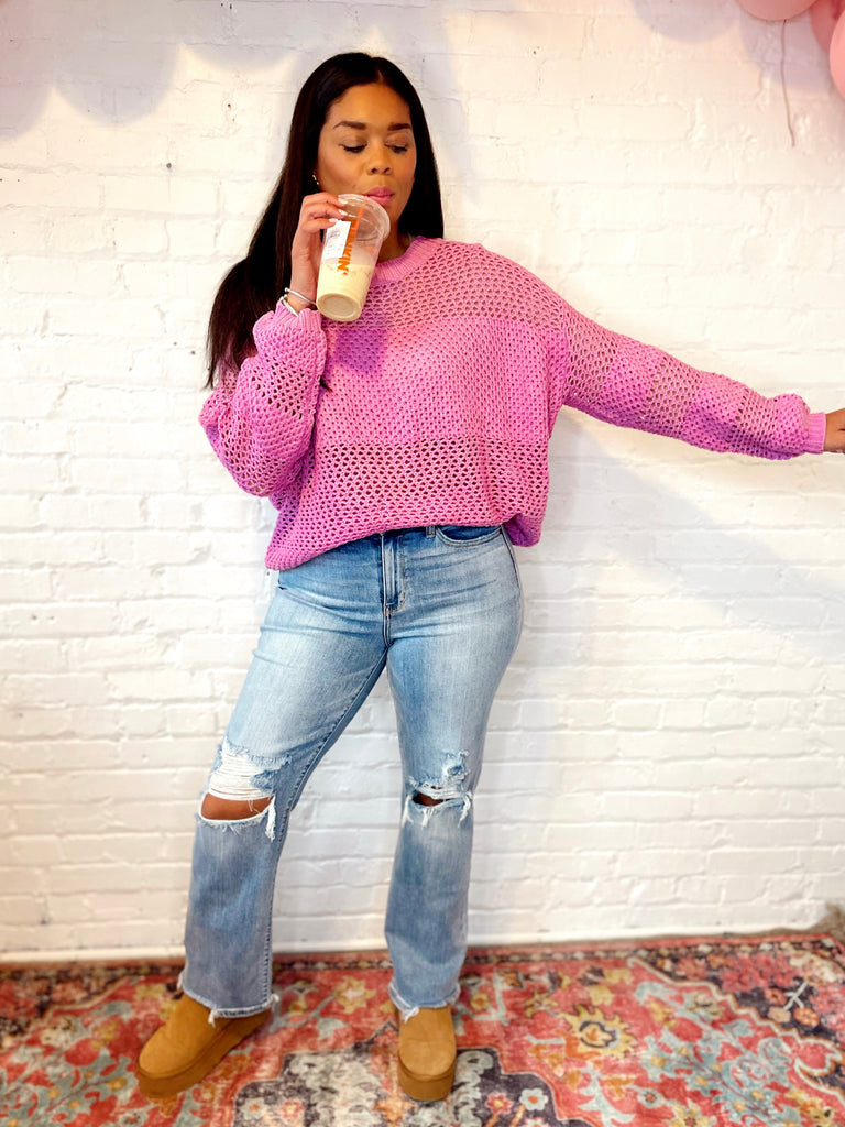 My Latest Love Loose Knit Sweater