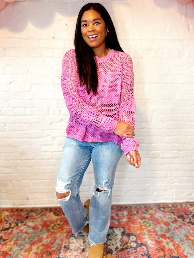 My Latest Love Loose Knit Sweater