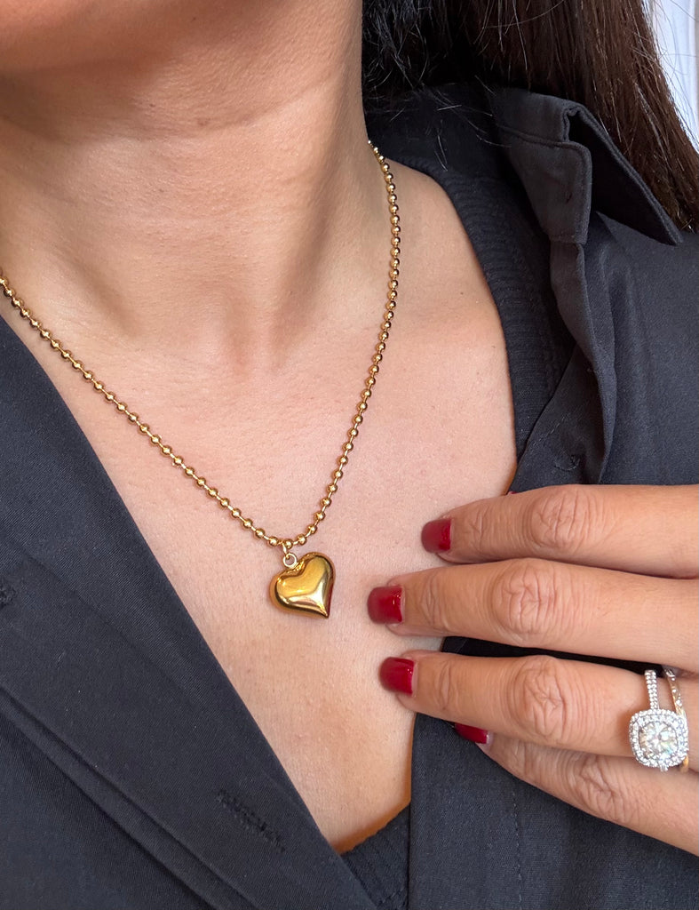 Gold Heart Necklace