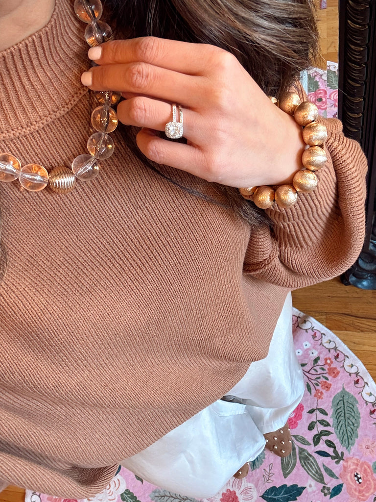 Acrylic Charlotte Ball Necklace