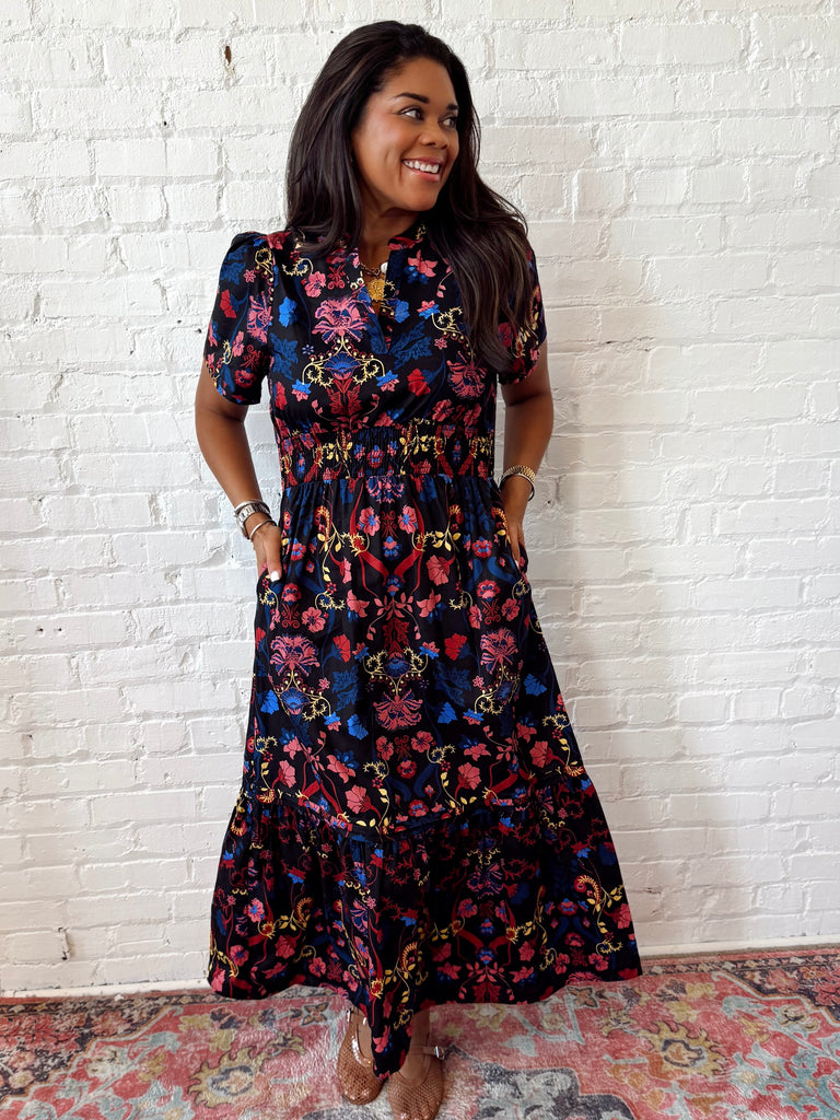 Velvet Garden Maxi Dress