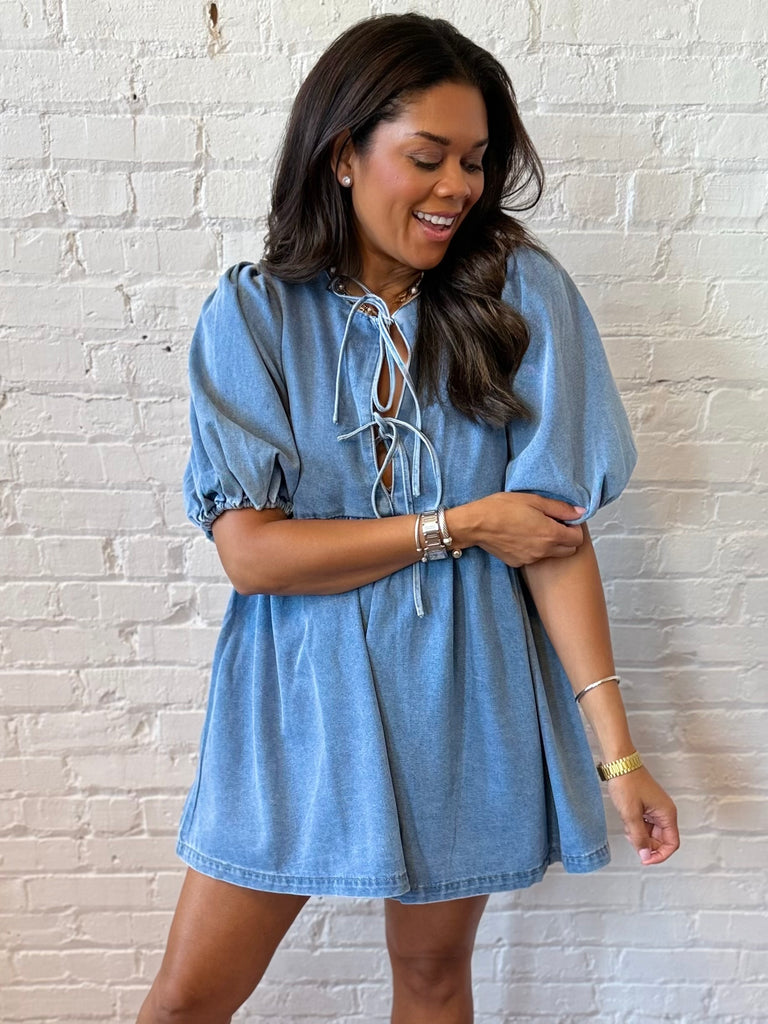 The Knot Denim Dress