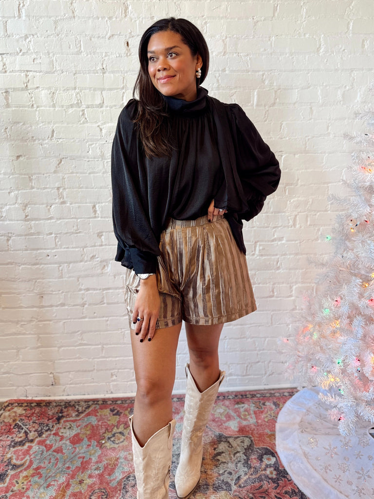 Cheers! Metallic Shorts