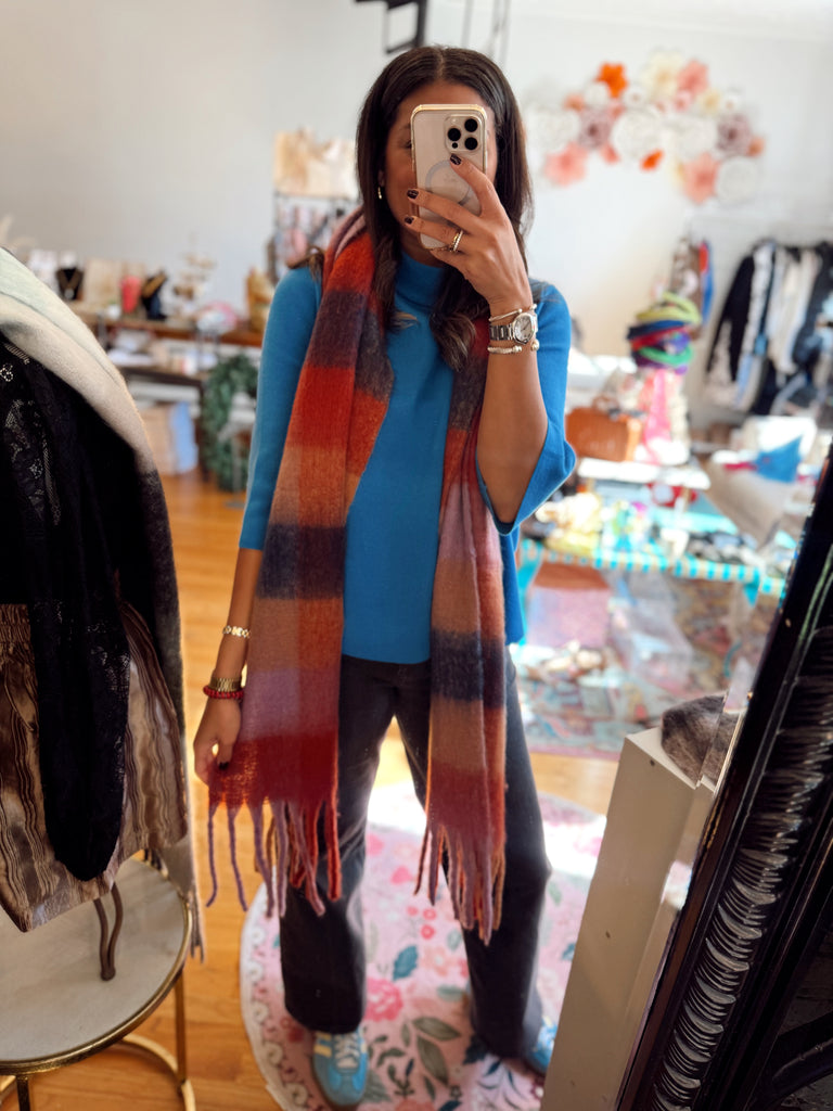 Plaid scarves