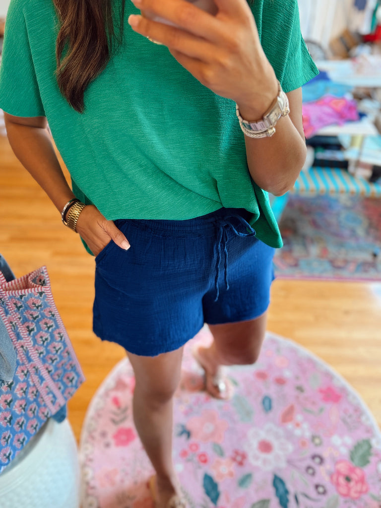 Coastal Ease Shorts Cobalt Blue