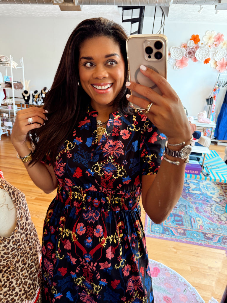 Velvet Garden Maxi Dress