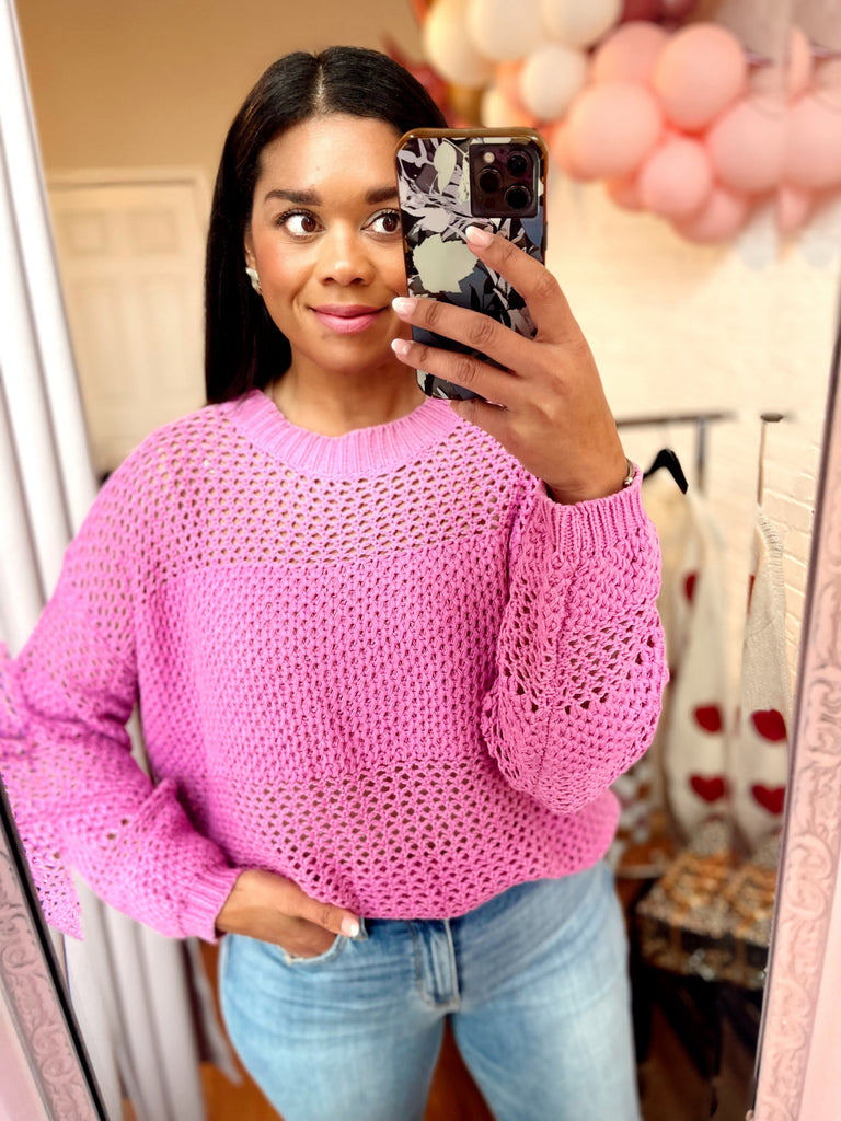 My Latest Love Loose Knit Sweater