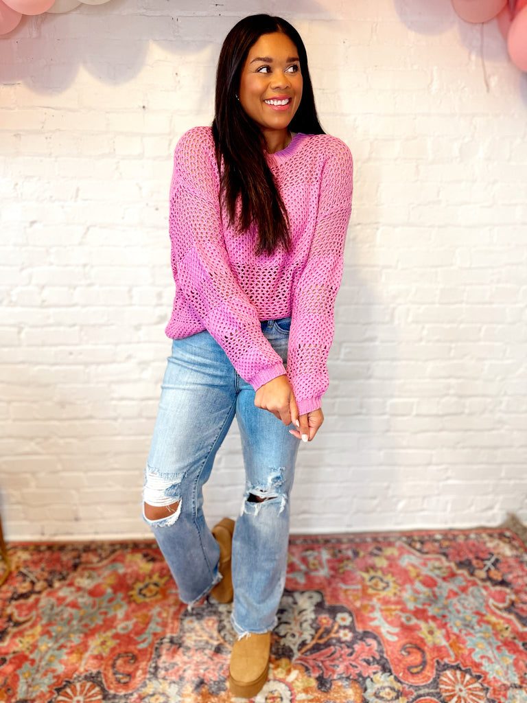 My Latest Love Loose Knit Sweater