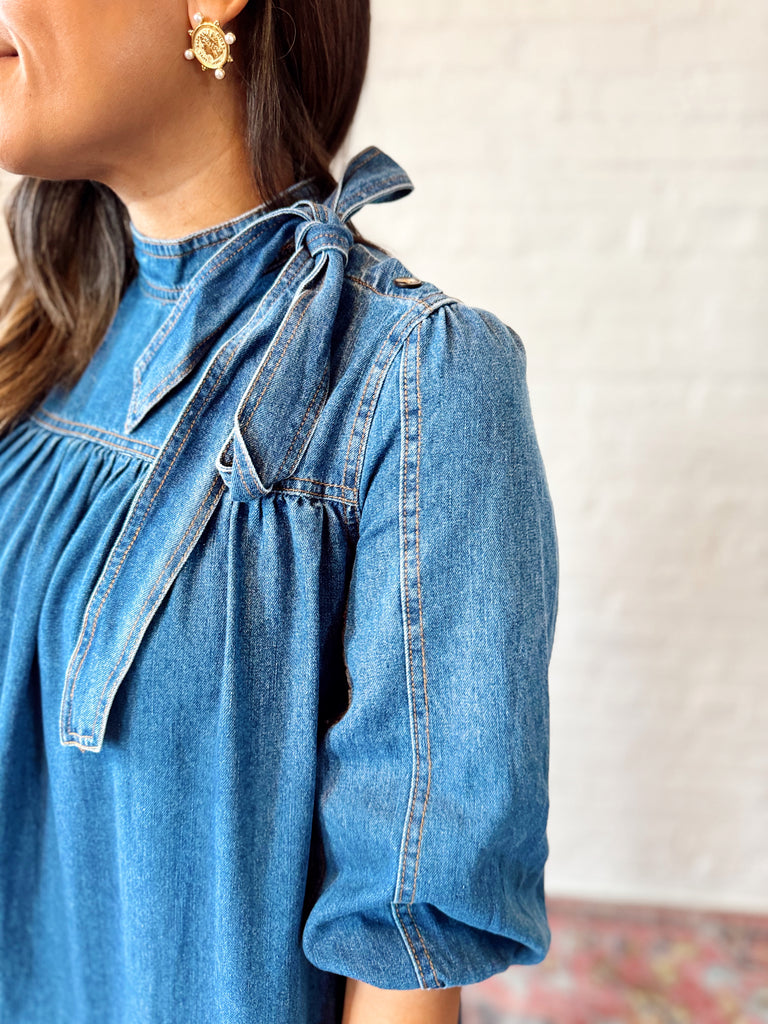 Collins Denim Dress