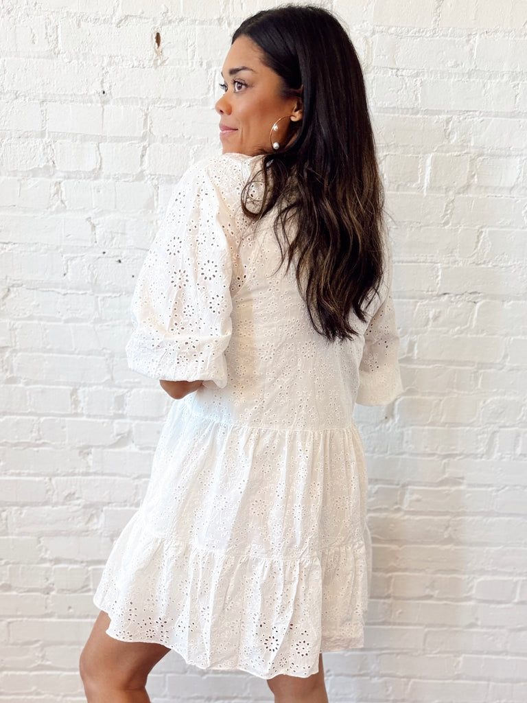 Nellie Eyelet Dress