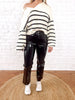 Johnnie Faux Leather Pants