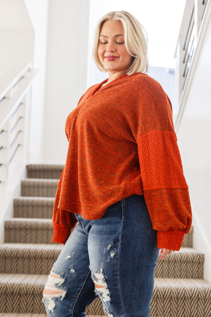 Planning Ahead Color Block Hoodie