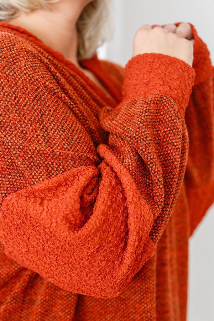 Planning Ahead Color Block Hoodie