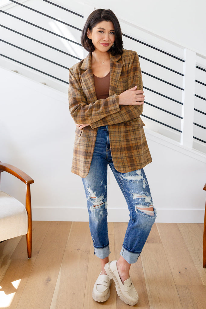 Ivy League Plaid Blazer