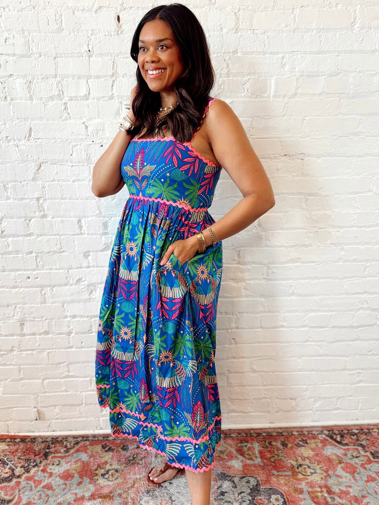 Tropical Daydream Midi Dress