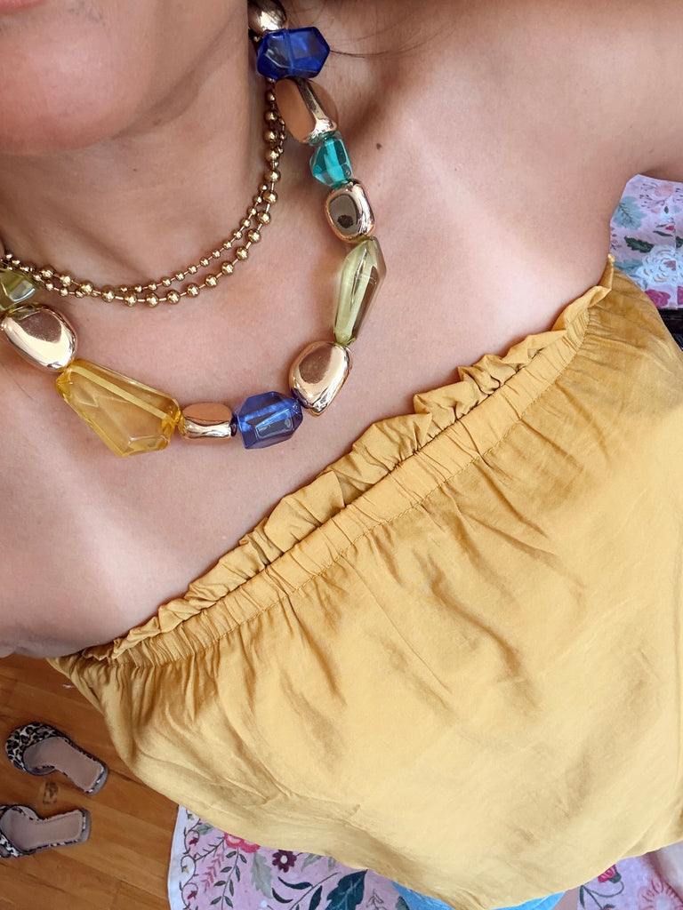 Nautical Gemstone Necklace