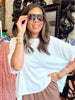 Matte Black Aviator Sunglasses