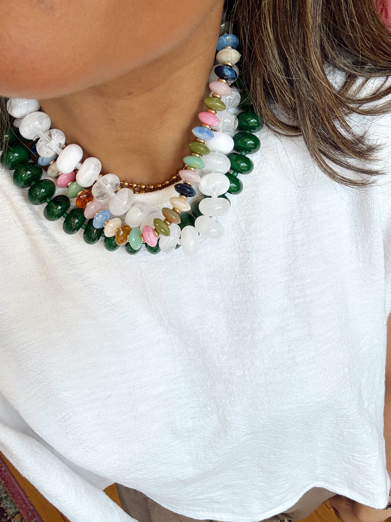 Colorful Chunky Beaded Necklace