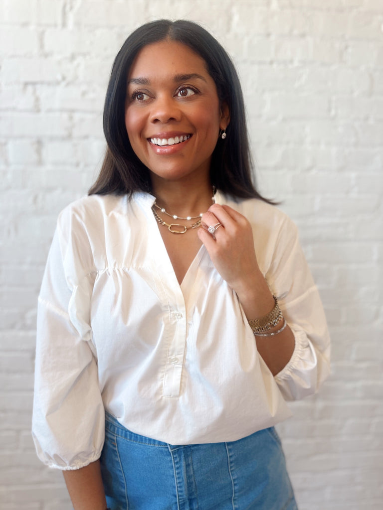 Carabiner Necklace - Two Tone