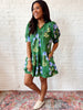 Emerald Petals Dress
