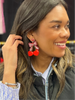 Beaded Cherry Earrings