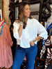 White Sands Button Top