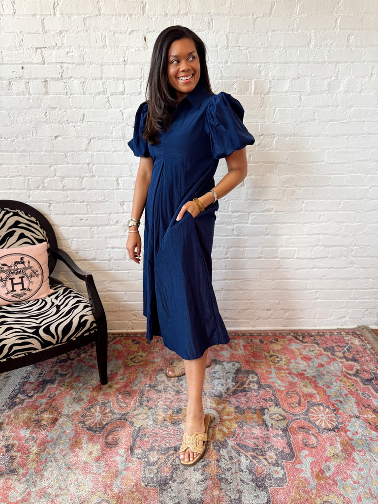 Merit Puff Sleeve Maxi Dress