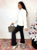 Super Soft Flared Leggings in Black